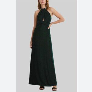 Brand New LAUREN RALPH LAUREN Velvet halter gown